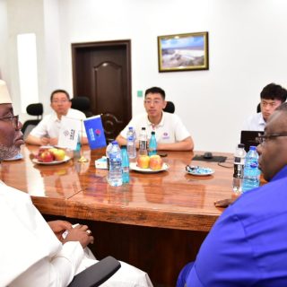 Meeting with Ondo State governor for road projects